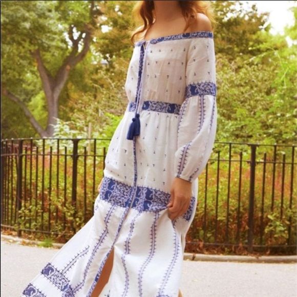 Bardot Dresses & Skirts - Bardot Dress- Greece Santorini